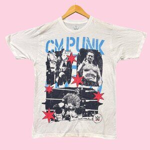 WWE Legends CM Punk It's Clobberin Time Tee M